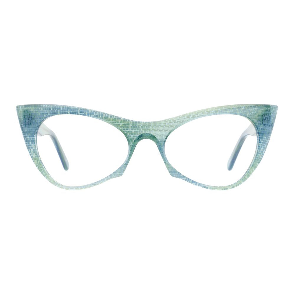 Andy Wolf Blaue Brille aus Acetat (Gestell)