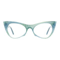 Andy Wolf Blaue Brille aus Acetat (Gestell)