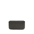 Brunello Cucinelli Schwarze Leder Umhängetasche