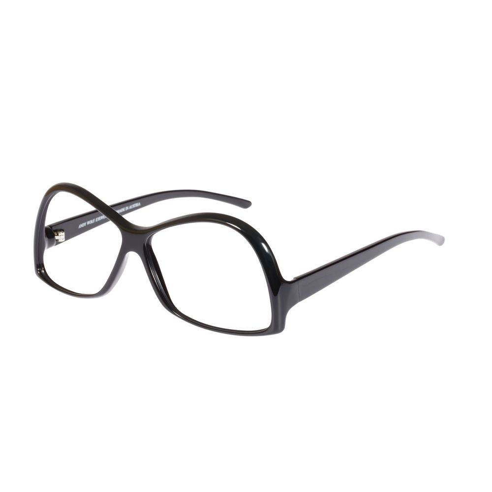 Andy Wolf Schwarze Brille aus Acetat (Gestell)
