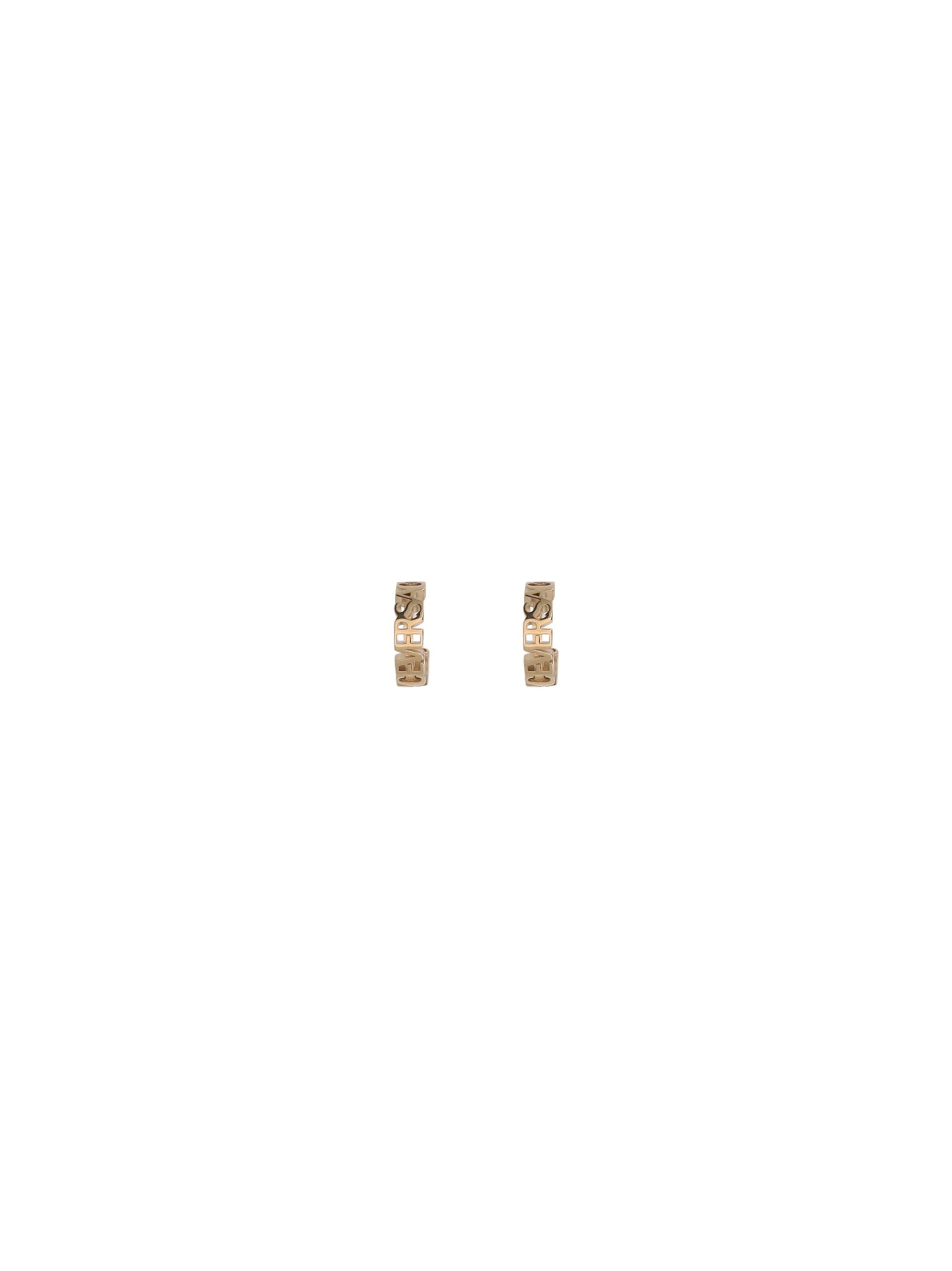 Versace Brass Gold-Finish Earrings