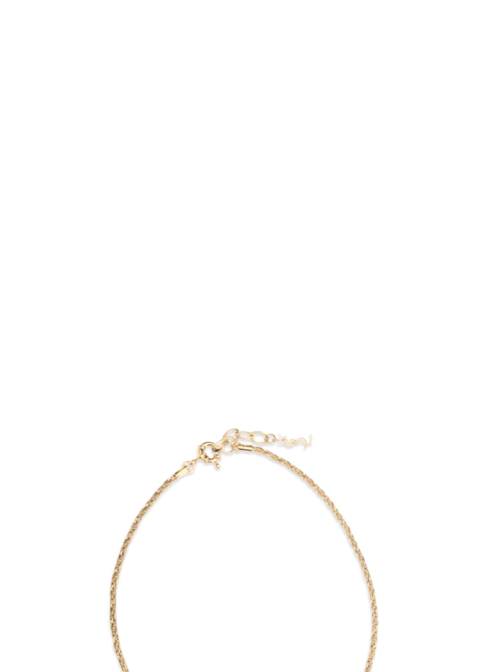 Saint Laurent Goldfarbene Halskette