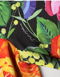 Dolce & Gabbana Leggings aus Stretch-Jersey mit mehrfarbigem Blumenmuster