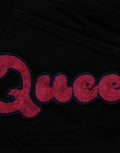 Dolce & Gabbana Schwarze Jeans mit Queen-Stickerei PRETTY Denim