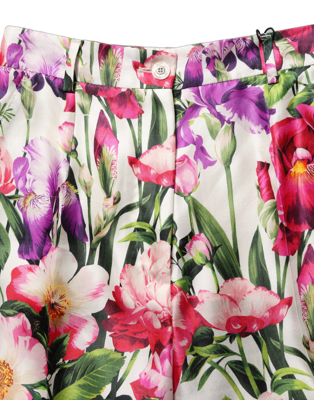Dolce & Gabbana Tapered Hose mit buntem Blumenprint
