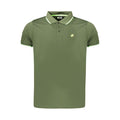 Lotto Grünes Poloshirt für Herren aus Polyester
