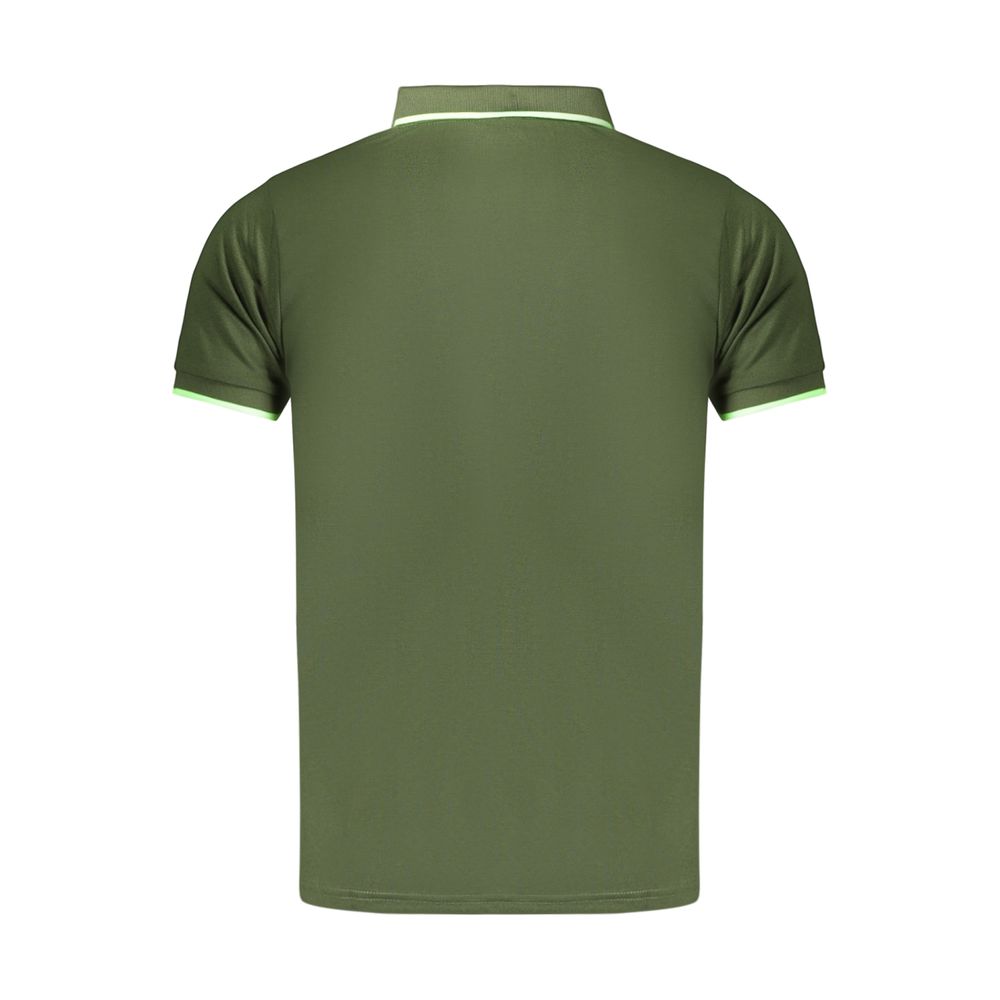 Lotto Grünes Poloshirt für Herren aus Polyester