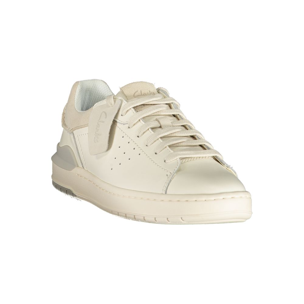 Clarks Sneaker aus weißem Polyester