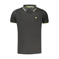 Lotto Schwarzes Poloshirt für Herren aus Polyester