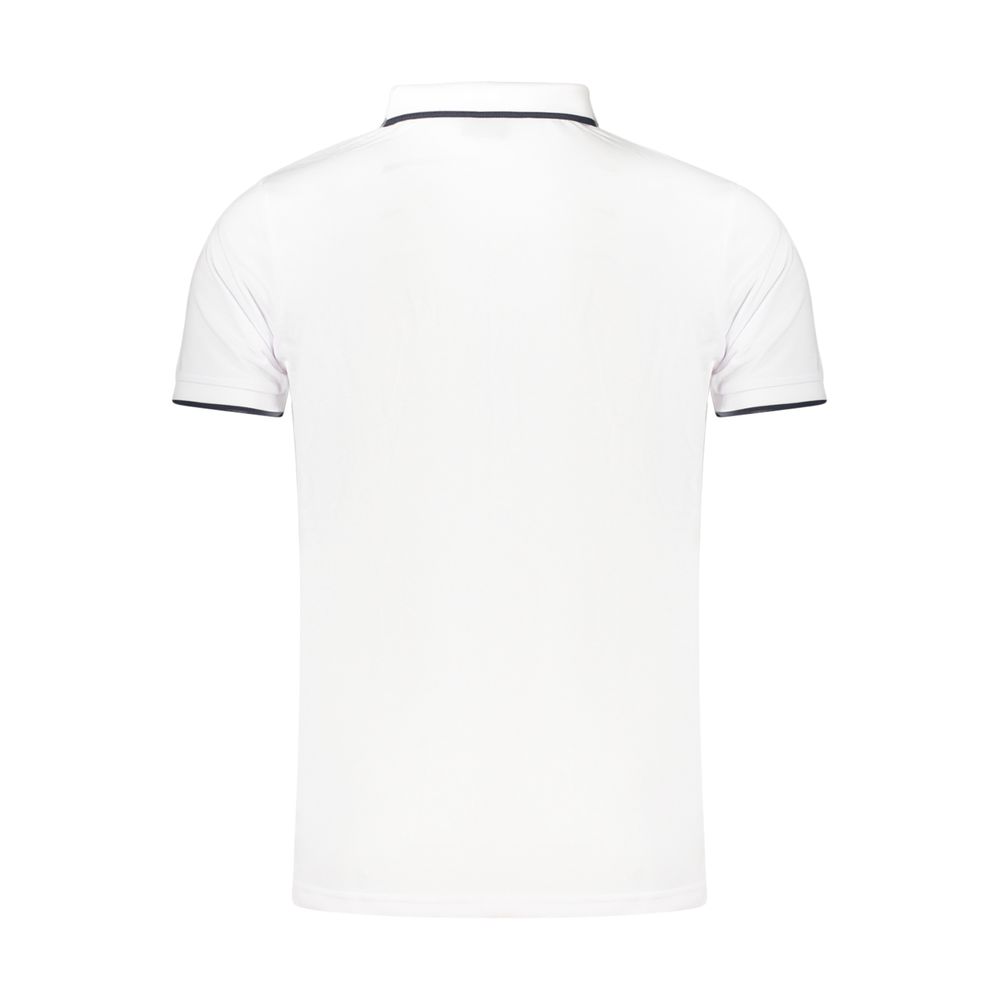 Lotto Weißes Poloshirt für Herren aus Polyester