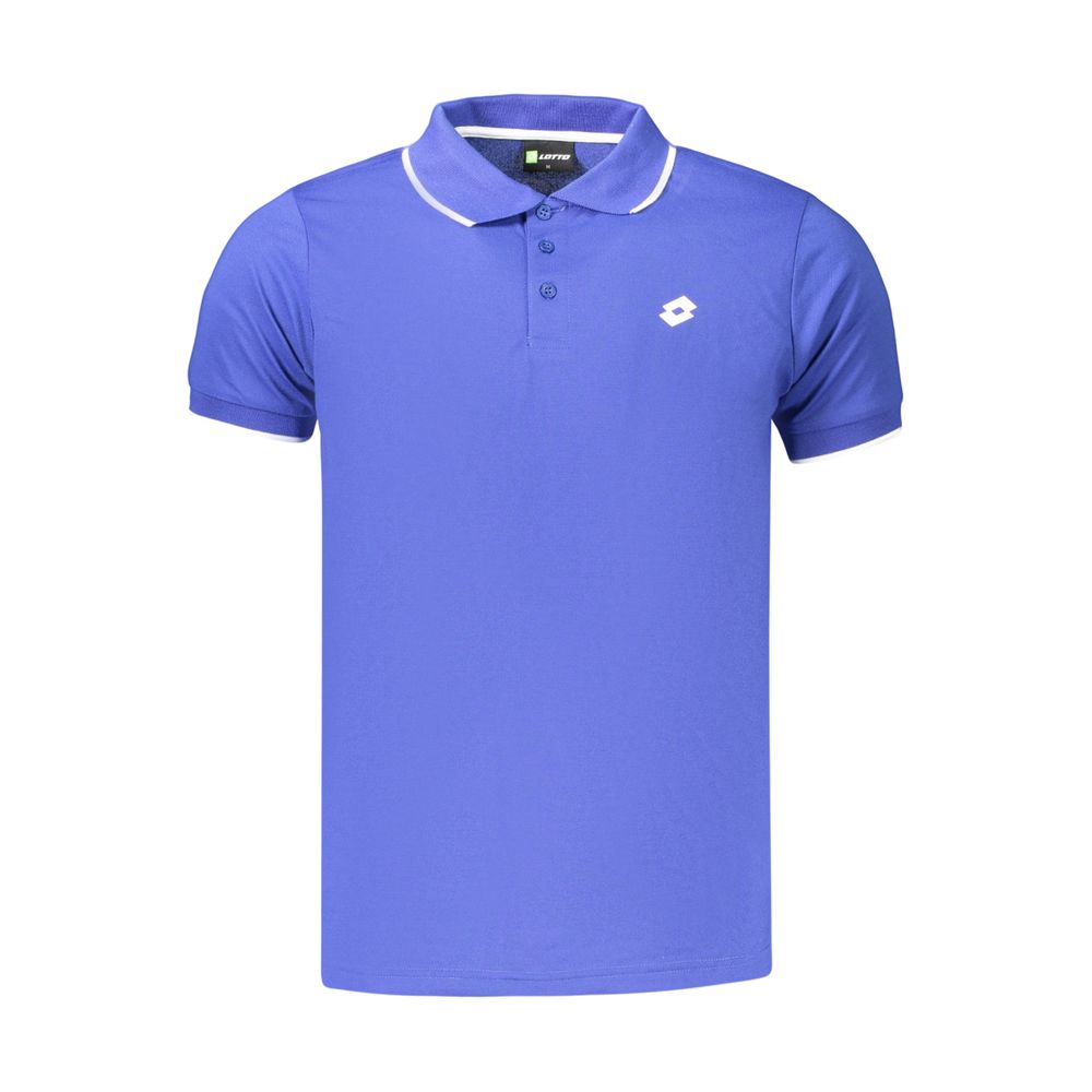 Lotto Blaues Baumwoll-Poloshirt