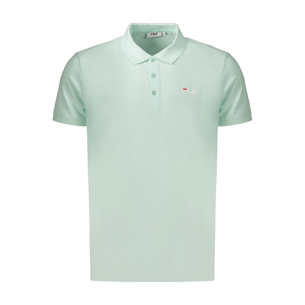Fila Grünes Herren-Poloshirt aus Baumwolle