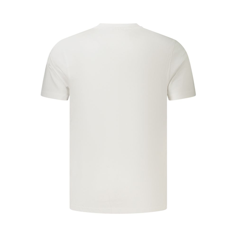 Fila Weißes Herren-T-Shirt aus Baumwolle