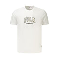Fila Weißes Herren-T-Shirt aus Baumwolle
