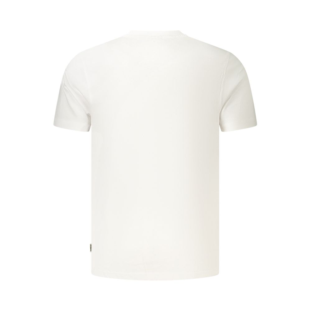 Fila Weißes Herren-T-Shirt aus Baumwolle