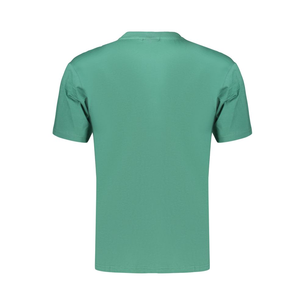 Fila Grünes Baumwoll-T-Shirt für Herren