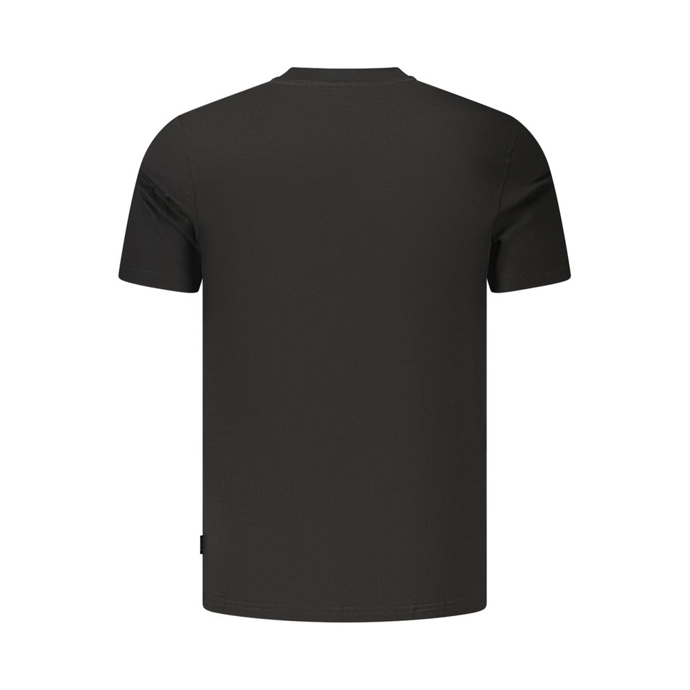Fila Schwarzes Baumwoll-T-Shirt für Herren