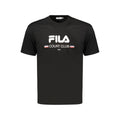 Fila Schwarzes Baumwoll-T-Shirt für Herren