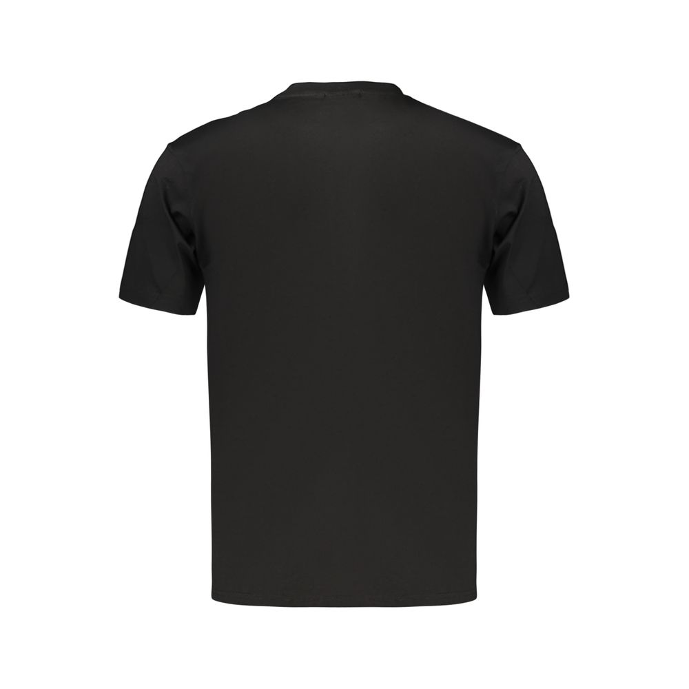 Fila Schwarzes Baumwoll-T-Shirt für Herren