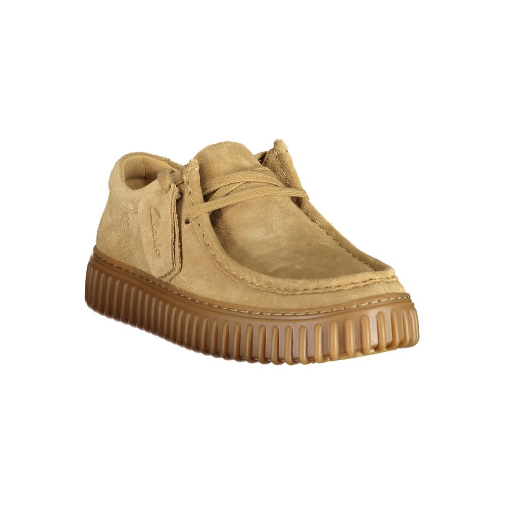 Clarks Brauner Herrenschuh aus Leder