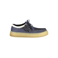 Clarks Herrenschuh aus blauem Stoff