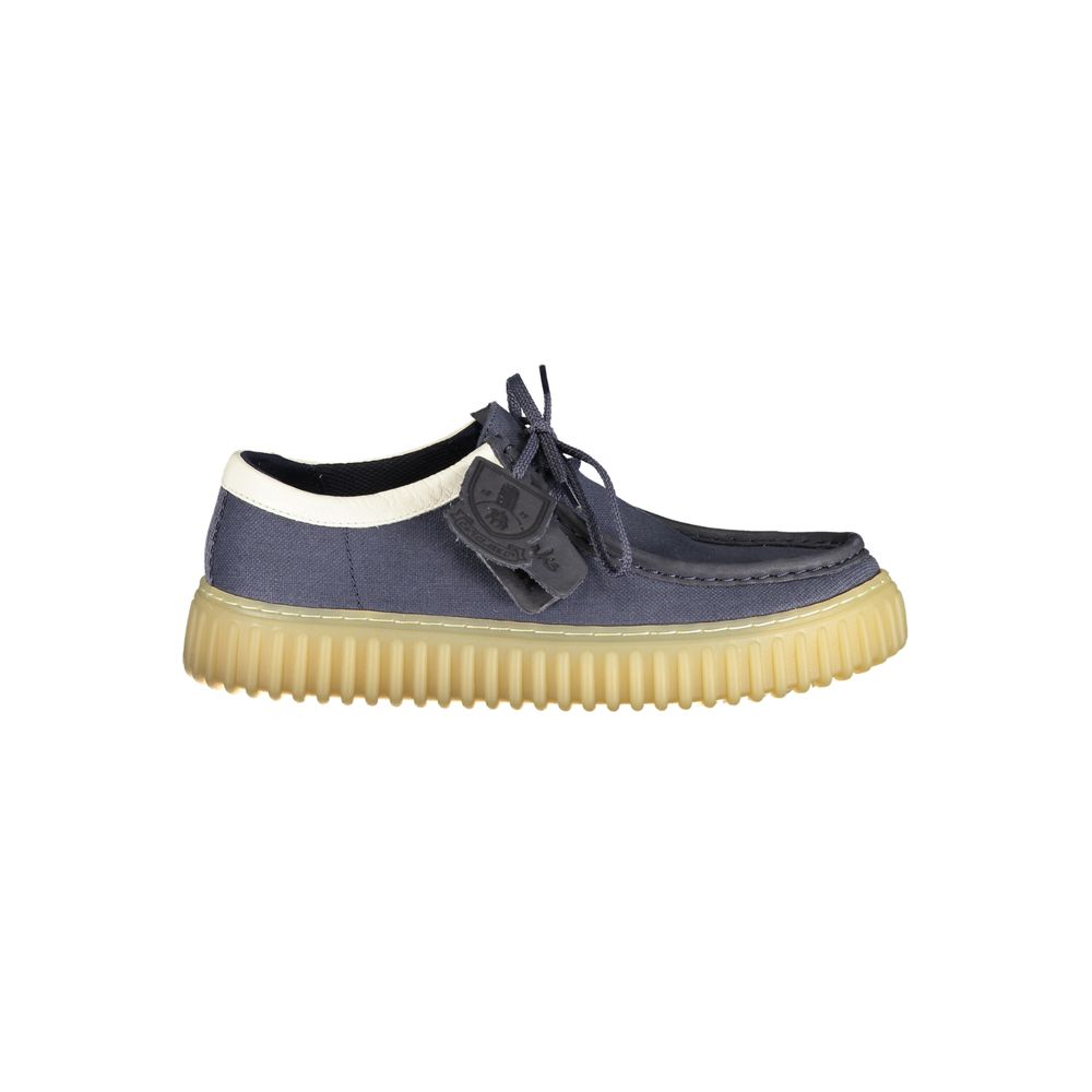 Clarks Herrenschuh aus blauem Stoff