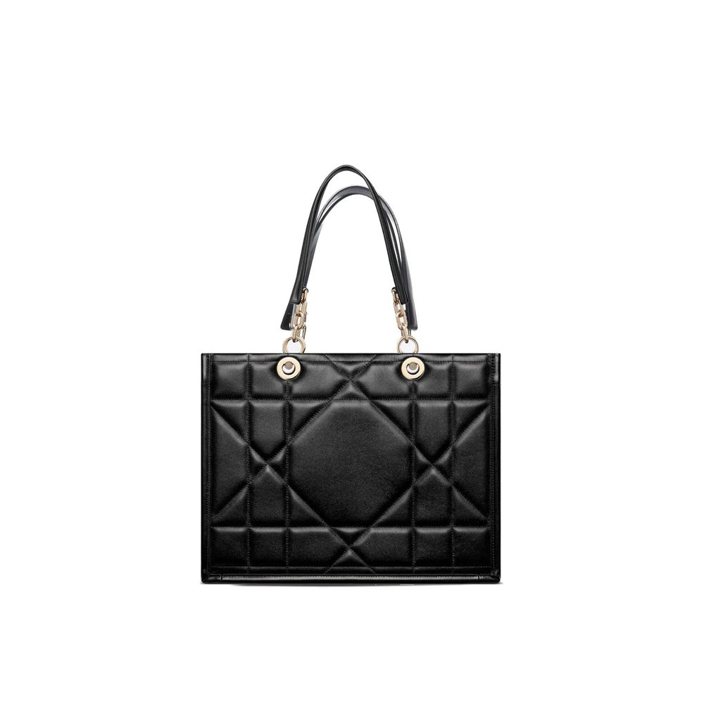 Dior Schwarze Leder-Tote-Bag