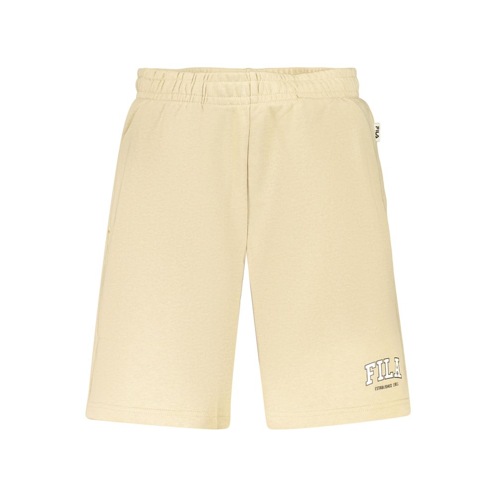 Fila Beige Baumwoll-Herrenshorts