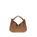 Gabriela Hearst Schultertasche aus braunem Lammleder Ovis Aries Aries