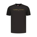 Tommy Hilfiger Schwarzes Baumwoll-T-Shirt für Herren
