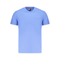 Tommy Hilfiger Hellblaues Herren-T-Shirt aus Baumwolle