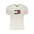 Tommy Hilfiger Bianco Cotton Damen T-Shirt