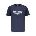 Tommy Hilfiger Blaues Baumwoll-T-Shirt für Herren