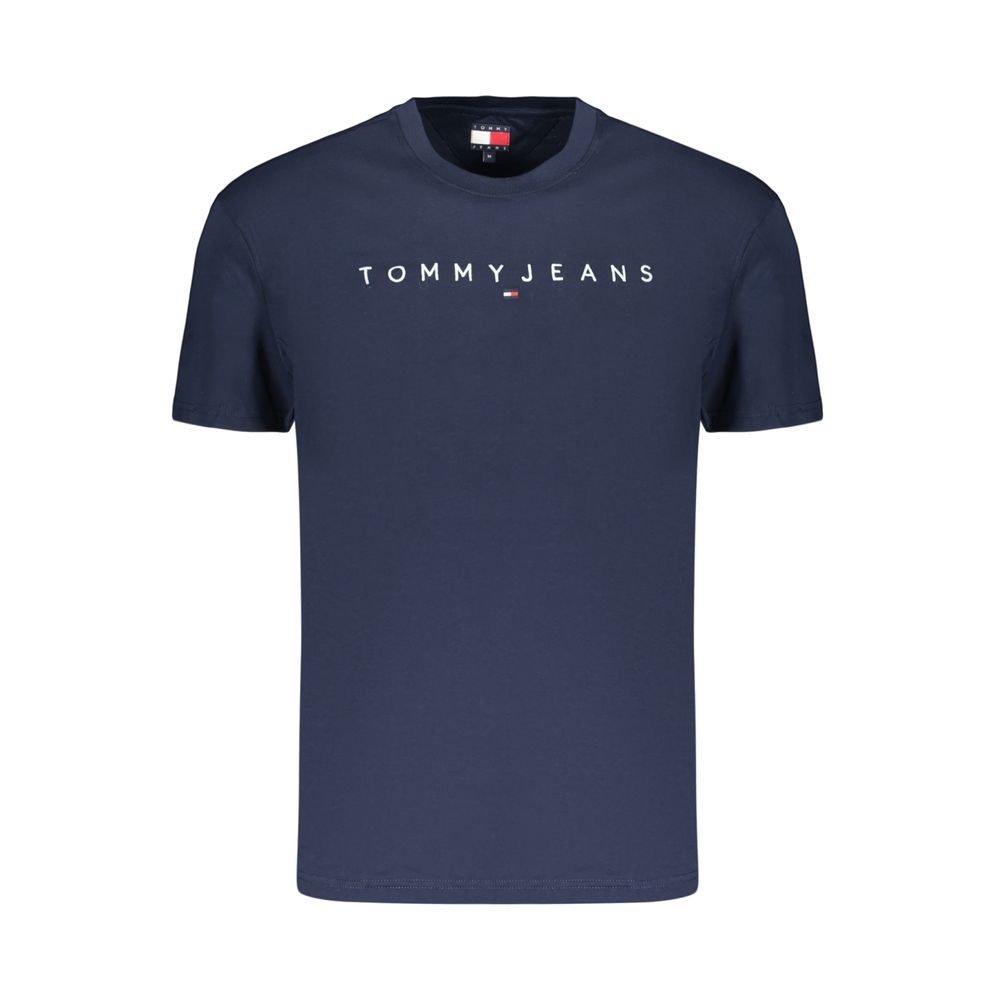 Tommy Hilfiger Blaues Baumwoll-T-Shirt für Herren