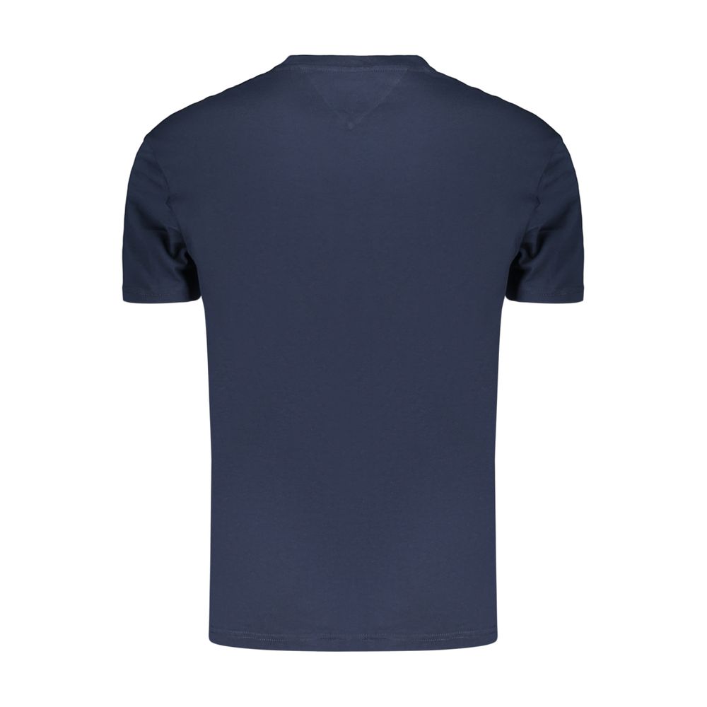 Tommy Hilfiger Blaues Baumwoll-T-Shirt für Herren