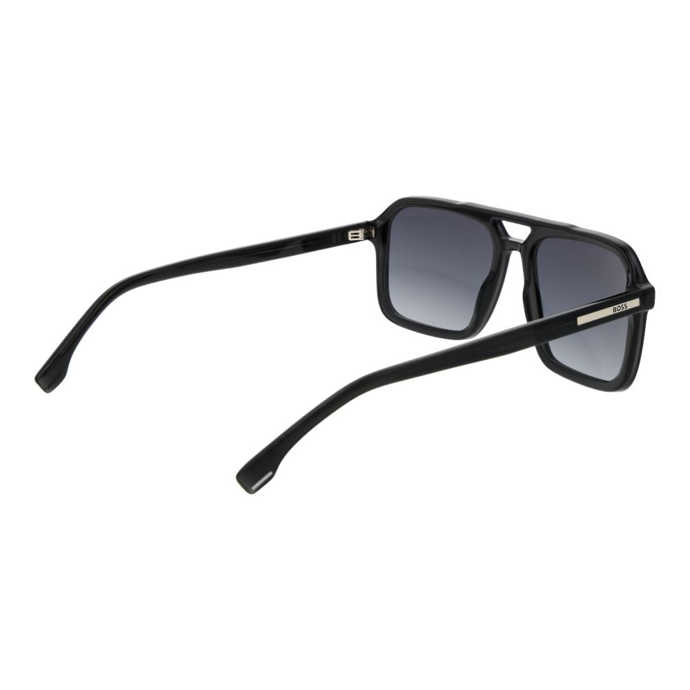 Hugo Boss Graue Sonnenbrille aus Acetat