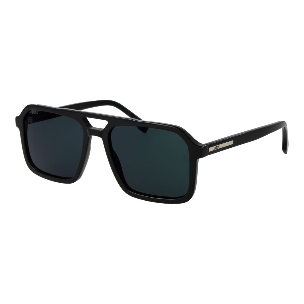Hugo Boss Schwarze Sonnenbrille aus Acetat