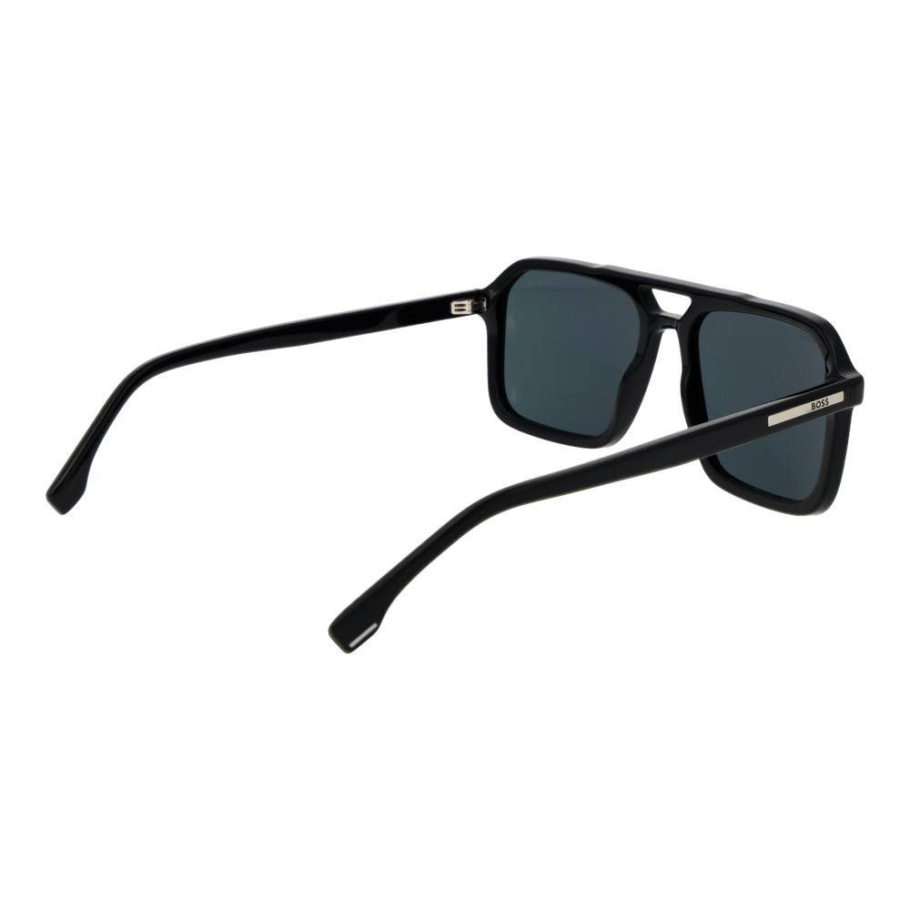Hugo Boss Schwarze Sonnenbrille aus Acetat