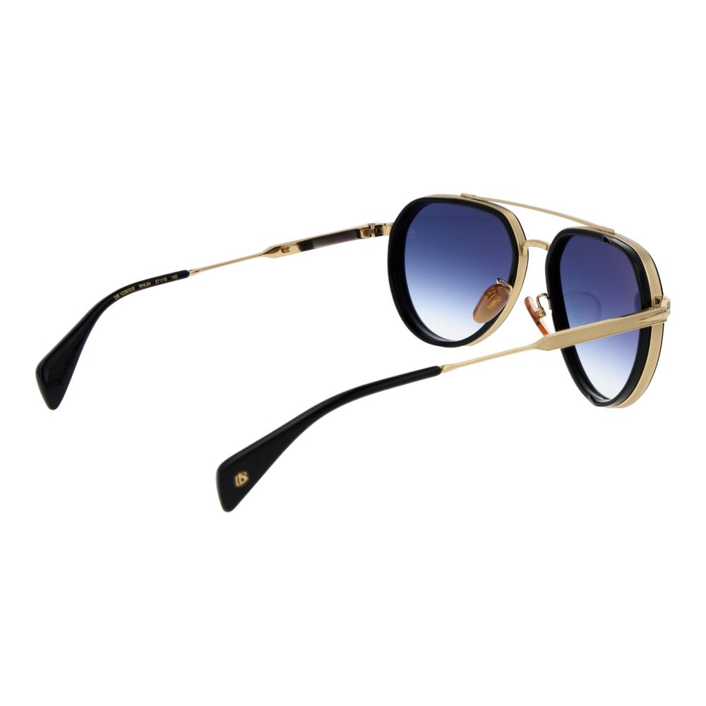 David Beckham Schwarze Sonnenbrille aus Metall