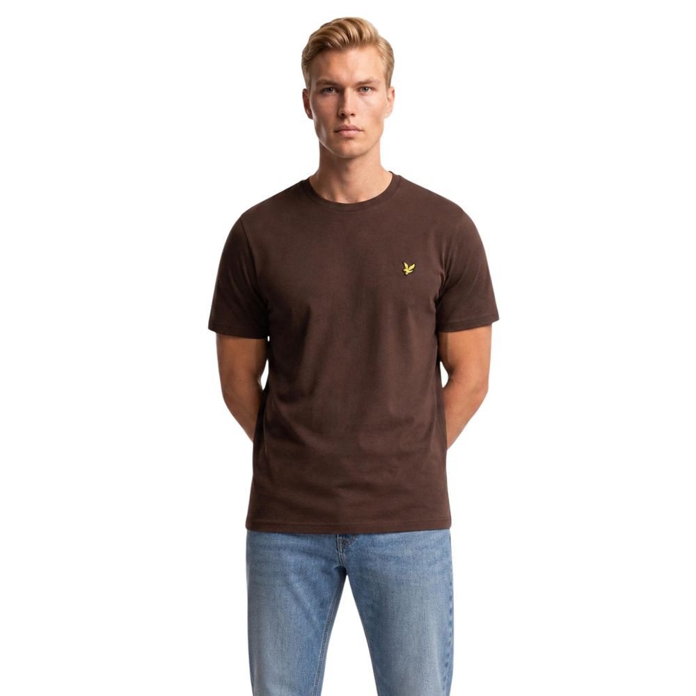 Lyle & Scott Braunes Baumwoll-T-Shirt
