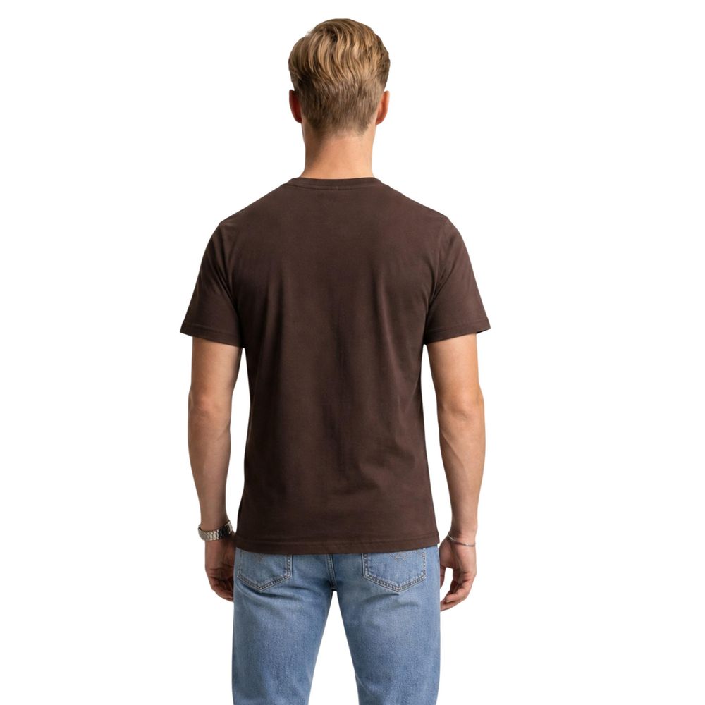 Lyle & Scott Braunes Baumwoll-T-Shirt