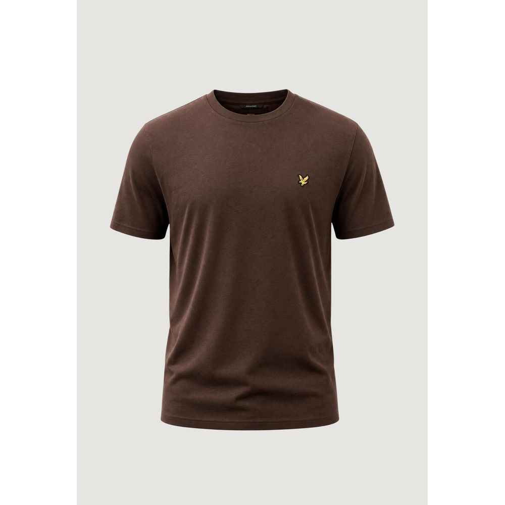 Lyle & Scott Braunes Baumwoll-T-Shirt
