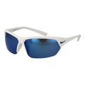Nike Weiße Sonnenbrille aus Kunststoff