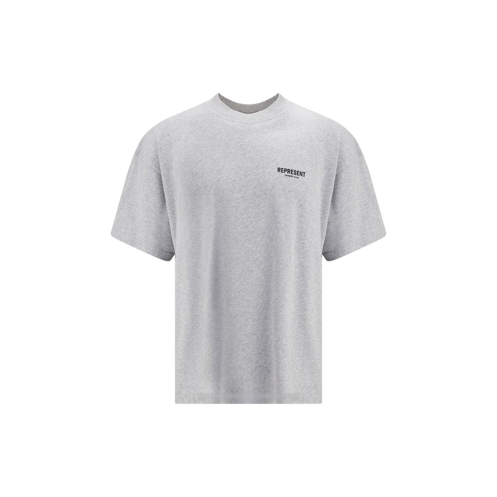 Represent Graues Baumwoll-T-Shirt