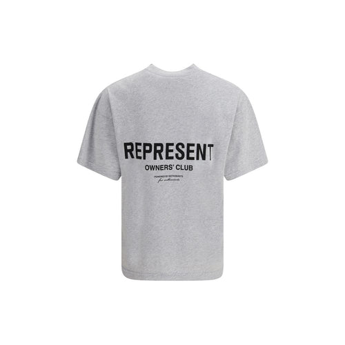 Represent Graues Baumwoll-T-Shirt