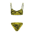 The Attico Grüner Polyamid-Bikini
