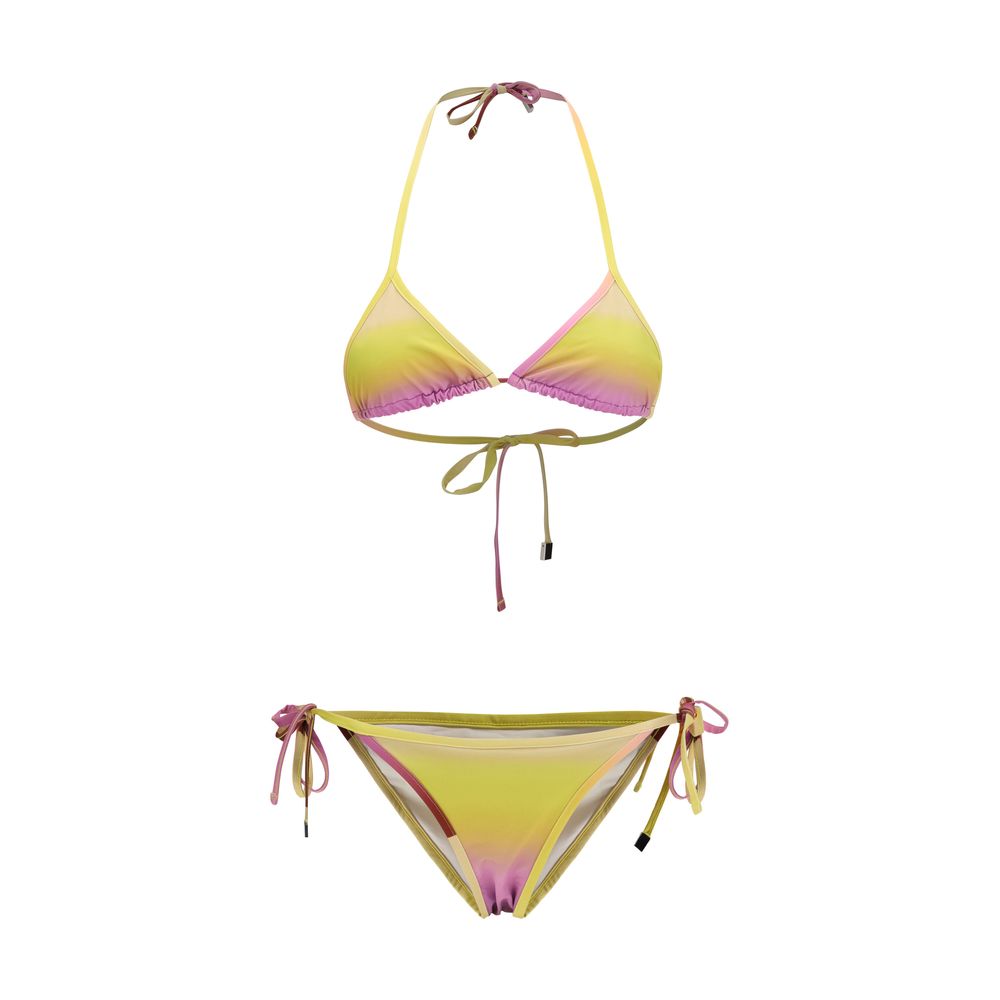The Attico Mehrfarbiger Bikini aus Polyamid
