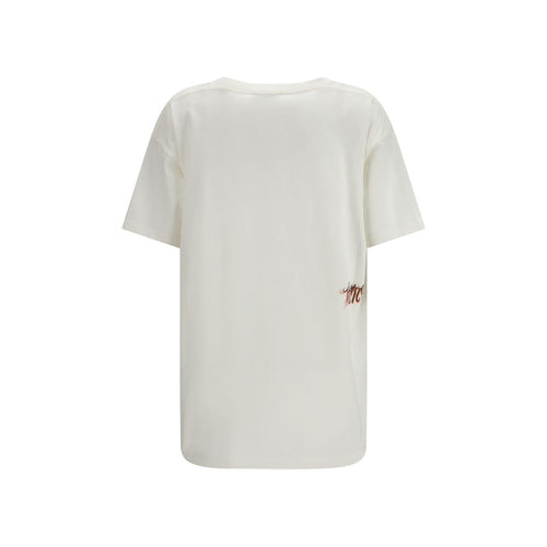 The Attico Weißes Baumwoll-T-Shirt