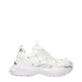 Versace Weiße Stoff-Sneaker