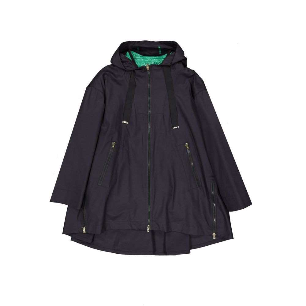 Herno Blaue Baumwoll-Shell-Jacke